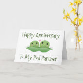 ** GELUKKIG JUBILEUM** VOOR MIJN "POD PARTNER" KAART (Gele Bloem)