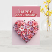 Gelukkig Jubileum Wenskaarten Kaart (Gele Bloem)