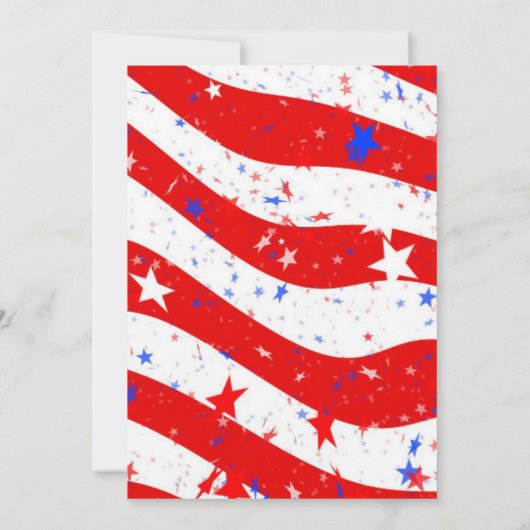 Gelukkig juli 4th Leuke Gnome Vuurwerk Kaart (Achterkant)