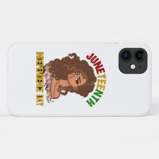 GELUKKIG JUNETEENTH 2025 Case-Mate iPhone CASE (Achterkant (horizontaal))