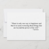 Gelukkig Kaart (Achterkant)