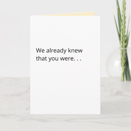 Gelukkig kaartje voor LBGTQ+ trots Gefeliciteerd Kaart (Voorkant)