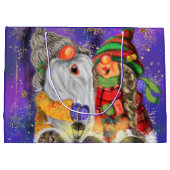 Gelukkig Kabouter Kerstcadeauttas Groot Cadeauzakje (Achterkant)