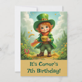Gelukkig kabouterkind St. Patrick's Day Kaart