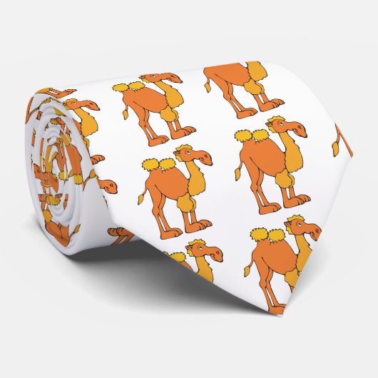 gelukkig kameel stropdas (Opgerold)