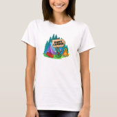 Gelukkig Kampeer T-Shirt (Voorkant)