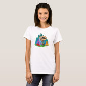 Gelukkig Kampeer T-Shirt (Voorkant volledig)
