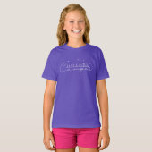 Gelukkig Kampeerder Silhouet T-shirt (Voorkant volledig)