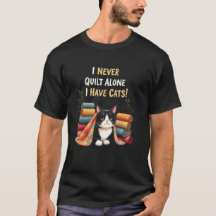 Gelukkig Kat Dekbed Knuffel T-shirt