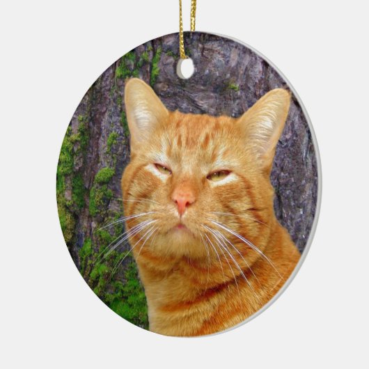 Gelukkig Kat Kat! Keramisch Ornament (Links)
