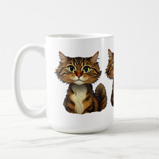 Gelukkig Kat Koffiemok (Links)