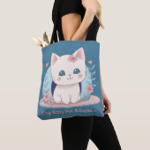 Gelukkig Kat met thuis Tote Bag (Dichtbij)