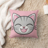 Gelukkig kattenkussen kussen (Deken)