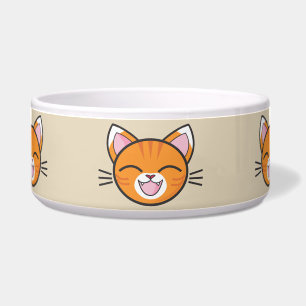gelukkig kattenvoer kom