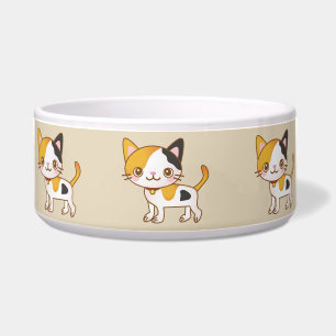 gelukkig kattenvoer kom