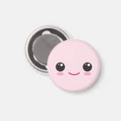 Gelukkig Kawaii Gezicht Magneet (Voorkant / Achterkant)