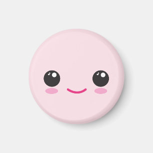 Gelukkig Kawaii Gezicht Magneet