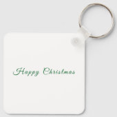 Gelukkig kerst sleutelhanger (Achterkant)