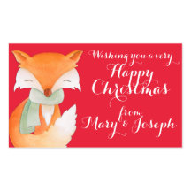 Gelukkig kerstcadeaulabels voor kerstcadeautjes