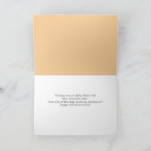 Gelukkig kerstcadeautje met kerstcadeautjes feestdagen kaart (Binnen)