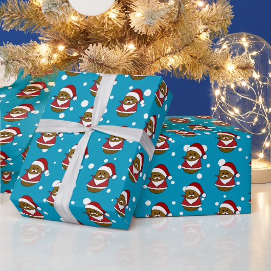 Gelukkig kerstfeest aardappel cadeaupapier (Feestdagen)