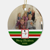 Gelukkig kerstfeest: Afbeelding Ornament (Links)