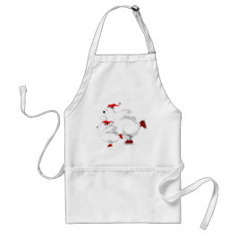 Gelukkig kerstfeest Beren Schort