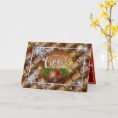 Gelukkig kerstfeest Beste Populaire cadeautjes Kaart (Gele Bloem)