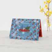 Gelukkig kerstfeest Beste Populaire cadeautjes Kaart (Gele Bloem)