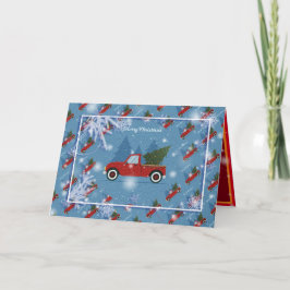 Gelukkig kerstfeest Beste Populaire cadeautjes Kaart