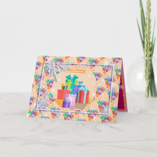 Gelukkig kerstfeest Beste Populaire cadeautjes Kaart (Voorkant)