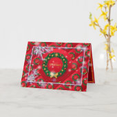 Gelukkig kerstfeest Beste Populaire cadeautjes Kaart (Gele Bloem)