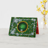 Gelukkig kerstfeest Beste Populaire cadeautjes Kaart (Gele Bloem)