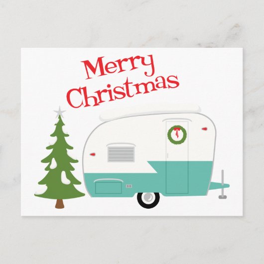 Gelukkig kerstfeest briefkaart (Voorkant)