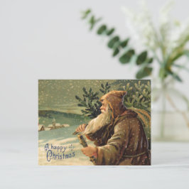 Gelukkig kerstfeest briefkaart