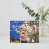 Gelukkig kerstfeest briefkaart (Staand voorkant)