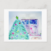 Gelukkig kerstfeest! briefkaart (Voorkant)