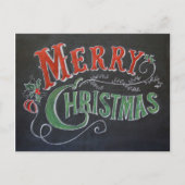 Gelukkig kerstfeest briefkaart (Voorkant)