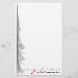 Gelukkig kerstfeest briefpapier