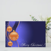 Gelukkig kerstfeest briefpapier (Staand voorkant)