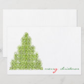 Gelukkig kerstfeest briefpapier (Voorkant / Achterkant)