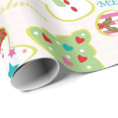 Gelukkig kerstfeest cadeaupapier (Rol Hoek)