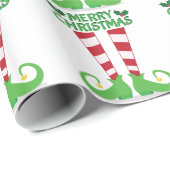 Gelukkig kerstfeest cadeaupapier (Rol Hoek)