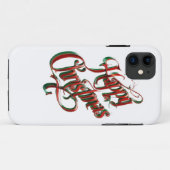 Gelukkig kerstfeest Case-Mate iPhone case (Achterkant (horizontaal))