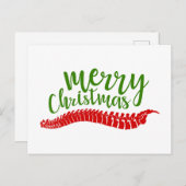 Gelukkig kerstfeest | Chinees kerstBriefkaart Briefkaart (Voorkant / Achterkant)