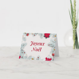 Gelukkig kerstfeest Double card for annual parties Feestdagen Kaart