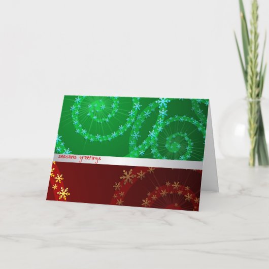 gelukkig kerstfeest feestdagen kaart (Voorkant)