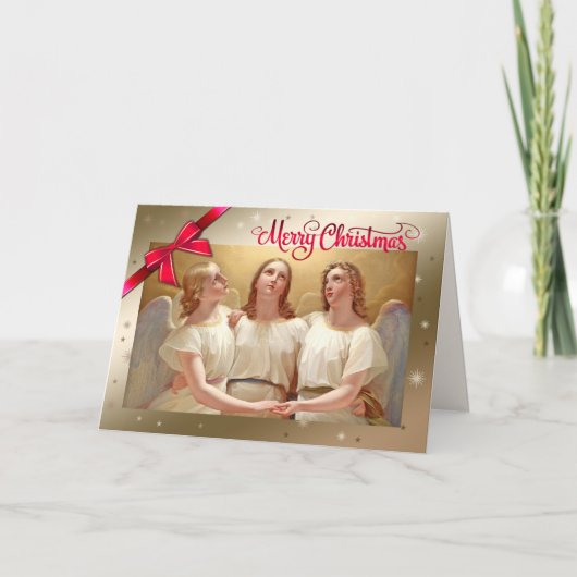 Gelukkig kerstfeest. Fijne kerstkaarten Feestdagen Kaart (Voorkant)