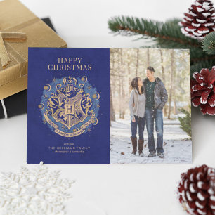 Gelukkig kerstfeest   Foto van HOGWARTS™ Crest Kaart