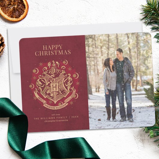 Gelukkig kerstfeest | Foto van HOGWARTS™ Crest Kaart